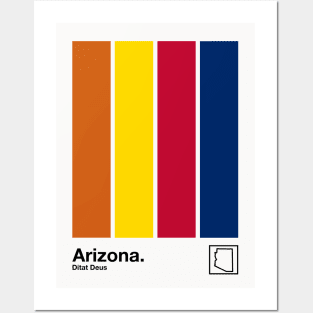 Arizona  // Original Minimalist Artwork Poster Design Posters and Art